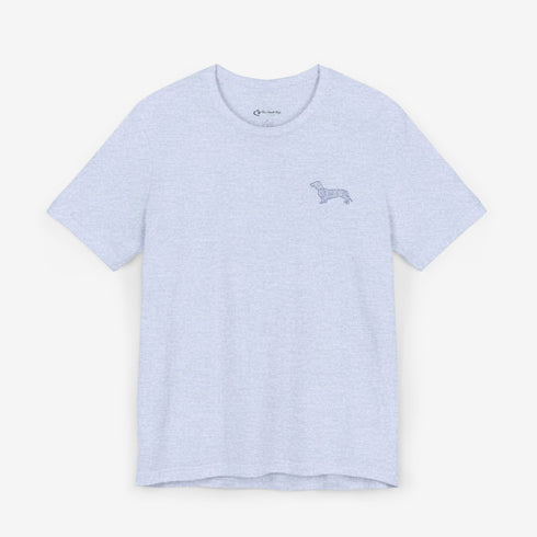 Dachshund T- Shirt - Dachshund Shirt for Women - Dachshund Mandala Tee